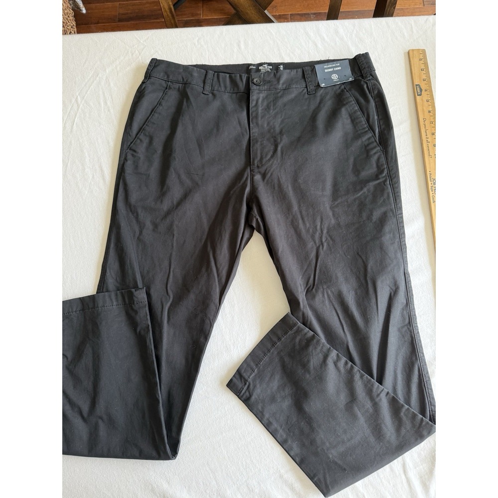 Hollister New With Tag Epic Flex Skinny Chino 36 X 32 Black